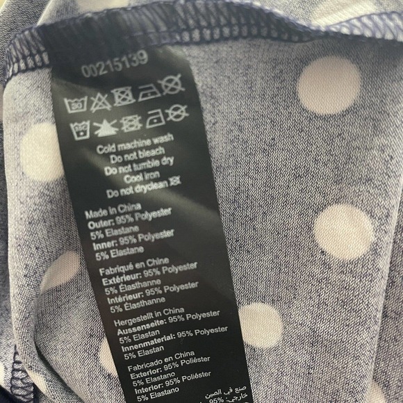 NWT Womens Plus Size 30/32 Evans 4X Blue Isabelle Layered Tunic‎ Top Blouse - Picture 6 of 16